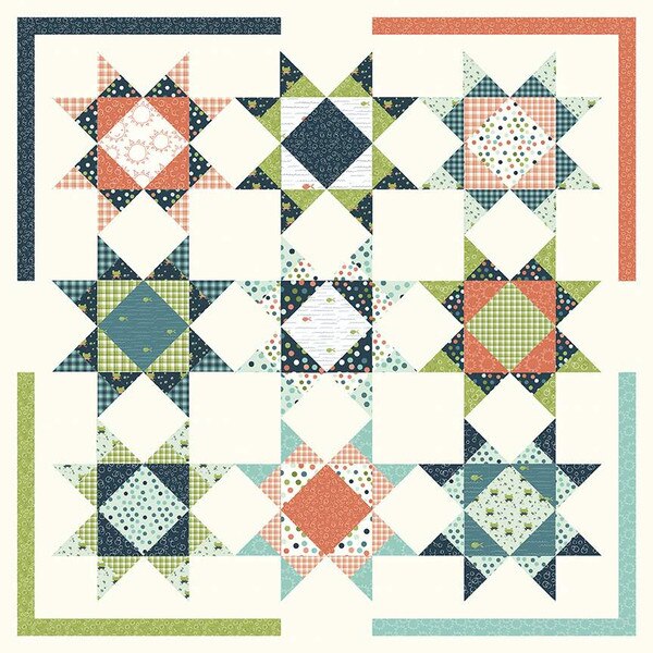 Sandy Gervais Under the Stars Quilt Pattern Riley Blake Designs